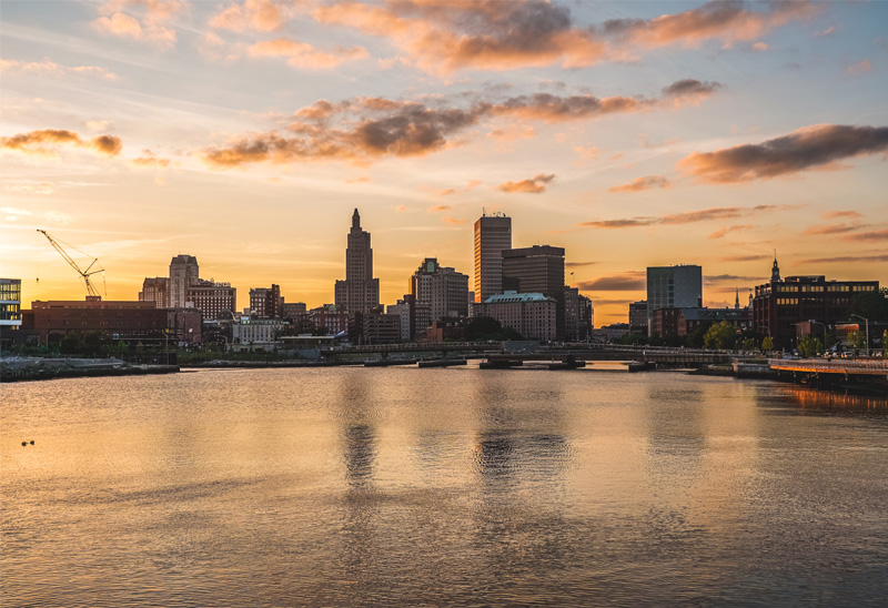 skyline of providence
